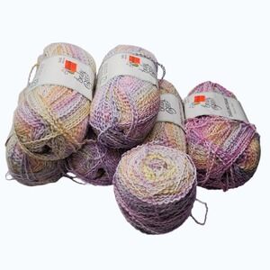 Baby Bee Darling Dear Yarn Lot Dollies & Parasols 08 Variegated 7 Skeins Discont